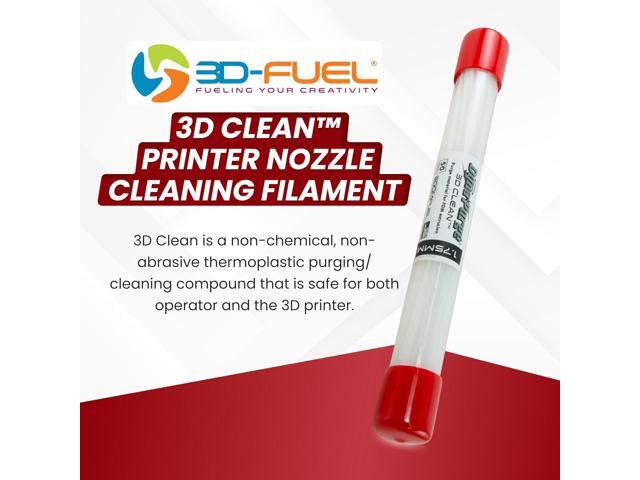3D Fuel 3D Clean Printer Nozzle Cleaning Filament, Made in USA 50 Sticks 1.75mm +/- 0.03mm