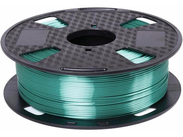 CC3D Shiny Silk Sage Green PLA Filament 1.75 mm 3D Printer Filament 1KG 2.2LBS Spool 3D Printing Material Silky Shiny Metal Metallic PLA Sage Green...