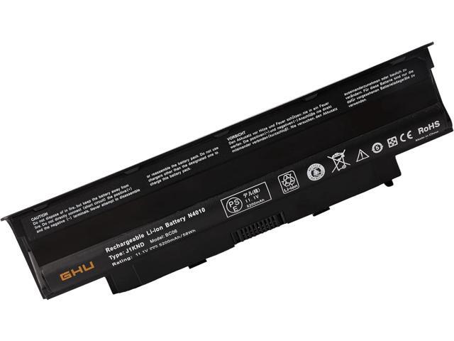 GHU New Battery 58 Wh Replacement for J1KND 4T7JN TKV2V W7H3N YXVK2 Compatible for Inspiron N3010 N4010 N4110 N5010 N5110 N7010 M4110 WT2P4 383CW...