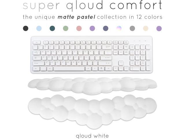 Qloud Cloud Wrist Rest Keyboard Wrist Rest for Computer Keyboard Pad, Cloud Keyboard Wrist Rest, Wrist Pad for Keyboard, Memory Foam, Non Slip...