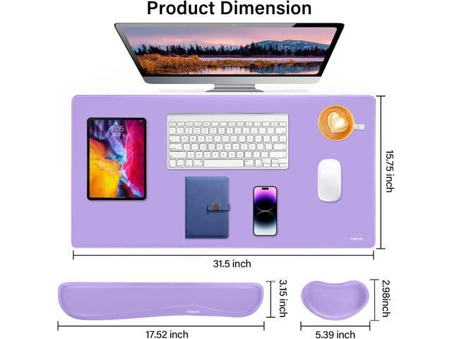 MOSISO Keyboard Mouse Pad Set, Gaming Mouse Pad & Keyboard Wrist Rest & Wrist Rest, Ergonomic Wristrests with Memory Foam Home Office Easy Typing...