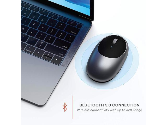 Satechi M1 Wireless Bluetooth Mouse, USB-C Rechargeable, Compact & Portable, for Mac/Windows, Compatible with M4/M3/M2 MacBook, Pro, Air/iMac/iPad...