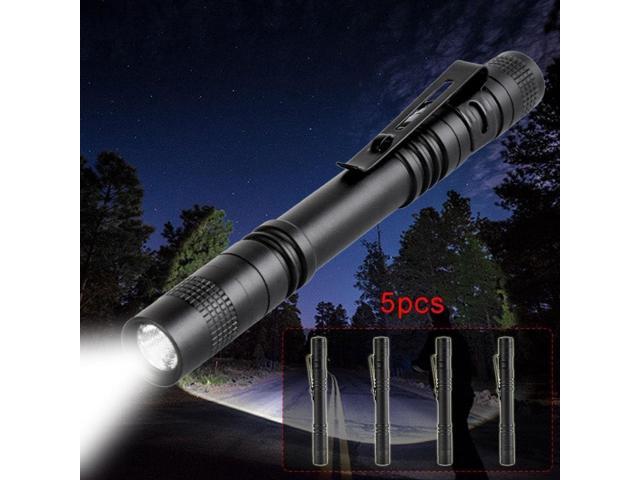 Pen Flashlight,5PCS Led Pen Light Flashlights with Clip,Mini Pocket Flashlight Small Penlight Inspection Flashlight