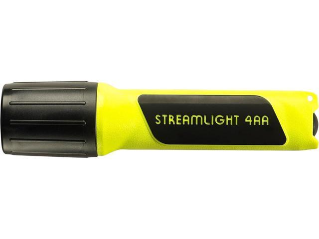 Streamlight 68244 4AA ProPolymer 200-Lumen Lux Class 1, Div 2 Industrial Flashlight, Yellow