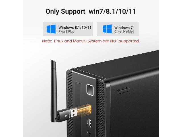UGREEN Bluetooth 5.4 Adapter for PC, Long Range USB Bluetooth Dongle (BR+EDR+BLE), Wireless Transfer for Bluetooth Mouse Keyboard Headphones...