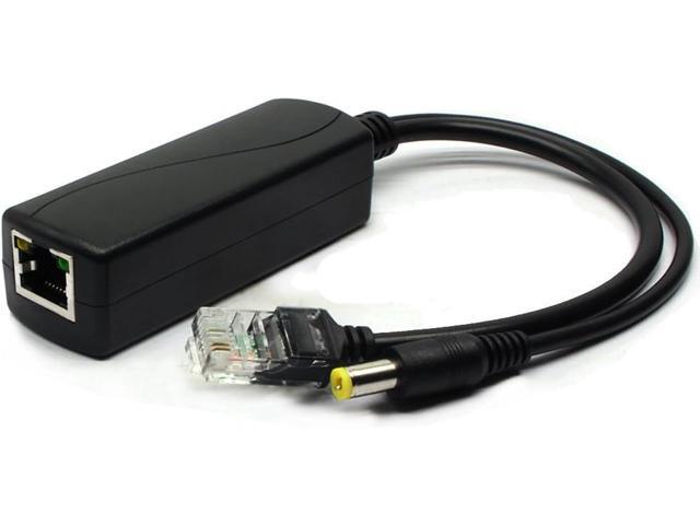 ANVISION 4-Pack Active 48V to 12V PoE Splitter Adapter, IEEE 802.3af Compliant, 10/100Mbps, for IP Camera AP Voip Phone and More