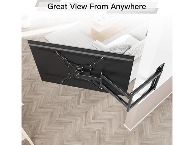 ELIVED Long Arm TV Wall Mount for Most 26-65 Inch TVs, 37.4 Inch Long Extension TV Mount Swivel and Tilt, Max VESA 400x400mm, Full Motion Wall...