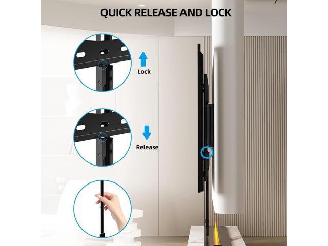 HOME VISION TV Wall Mount Fixed for Most 26-65 Inch Flat/Curved TVs with Max VESA 400X400mm up to 99Lbs Fits 16 Inch Wood Studs, Universal Low...