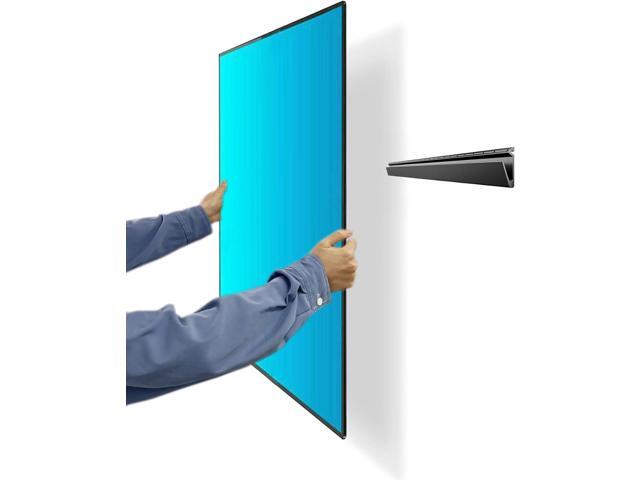 Auoace No Stud TV Wall Mount, 32 to 75 inch Drywall Studless TV Bracket, up to 150 lbs, No Damage, No Drill, No Screws, Easy Install Low Profile...