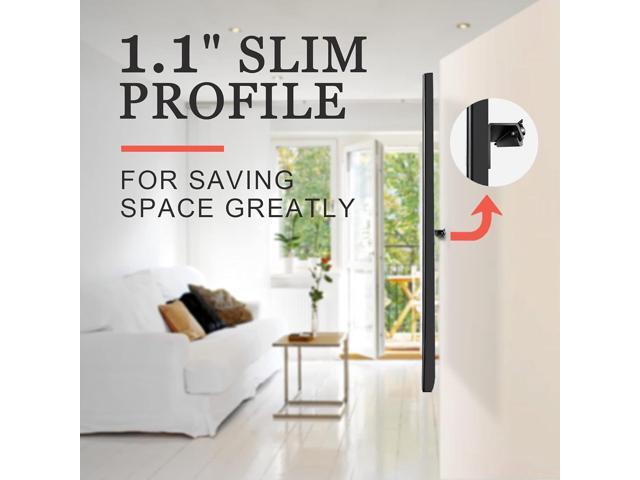Auoace No Stud TV Wall Mount, 32-75 inch Drywall Studless TV Bracket, Holds up to 150 lbs, No Damage, No Drill, Non Screws, Low Profile, Easy...