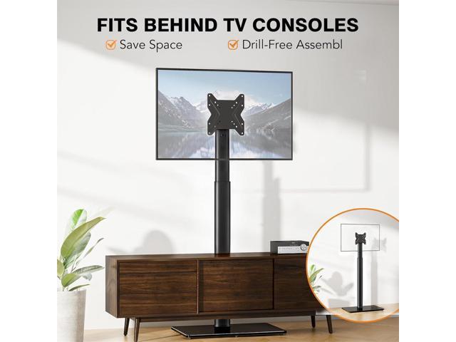 Universal TV Stand Monitor with Mount 100 Degree Swivel Height Adjustable and Tilt Function for 19 to 43 inch LCD, LED OLED TVs,Space Saving...