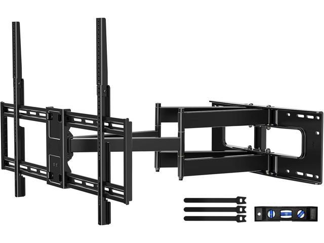 HOME VISION Full Motion Long Arm TV Wall Mount Bracket, Fits 75, 80, 85, 86, 98, 100 inch Flat or Curved TVs Up to 800x600 VESA & 165LBS, TV Mount...