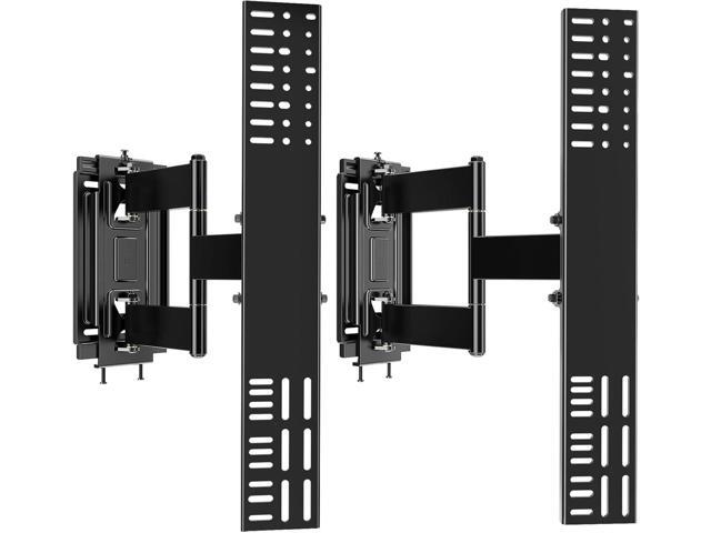 HOME VISION Heavy Duty Full Motion TV Wall Mount Bracket for 48-120 Inch Flat/Curved TVs, 200Lbs Capacity, Low Profile Ultra Slim Design with...