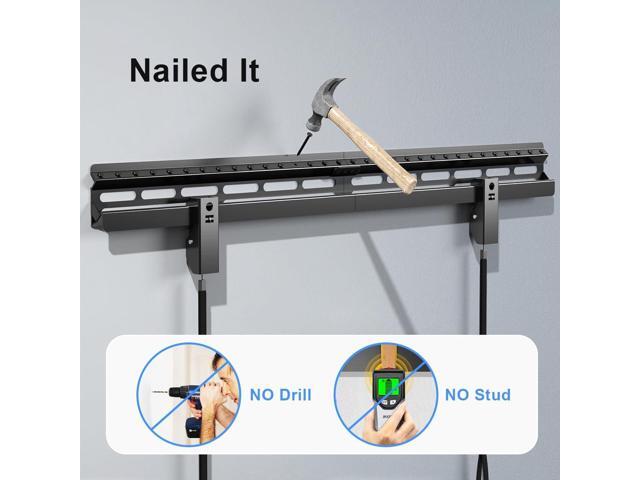 Suptek Studless TV Wall Mount for Most 32-75 Inch TVs up to 132 lbs, Low Profile No Drill TV Mount, Drywall TV Bracket with Max VESA 600x400mm, No...