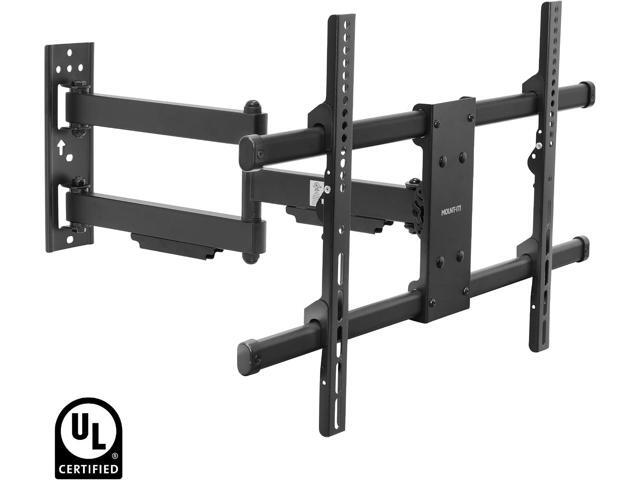 Mount-It! UL Certified Heavy Duty Full Motion TV Wall Mount for Most 37-80 Inch Flat Screen TVs, Wall Mount Bracket Max VESA 600x400, Holds up to...