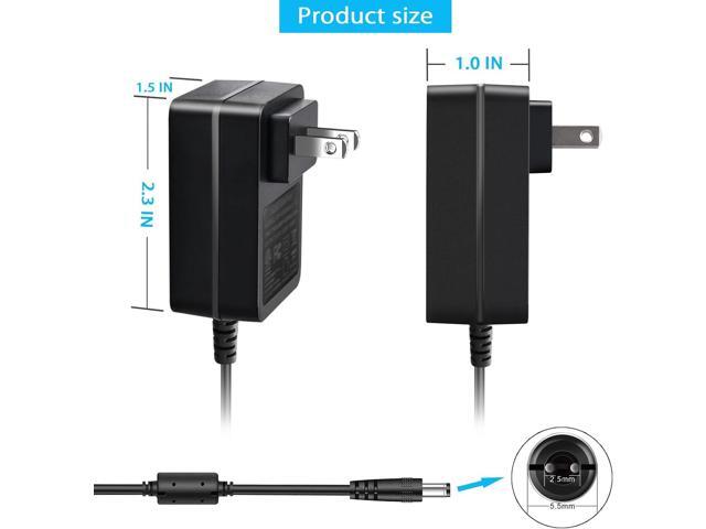 5V 3A Power Supply Adapter, 100~240V AC to DC 5 Volt 3A 2.5A 2.0A 1.5A 1A 0.5A Converter with 8 Tips for Led Strip, String Lights, CCTV Cameras,...