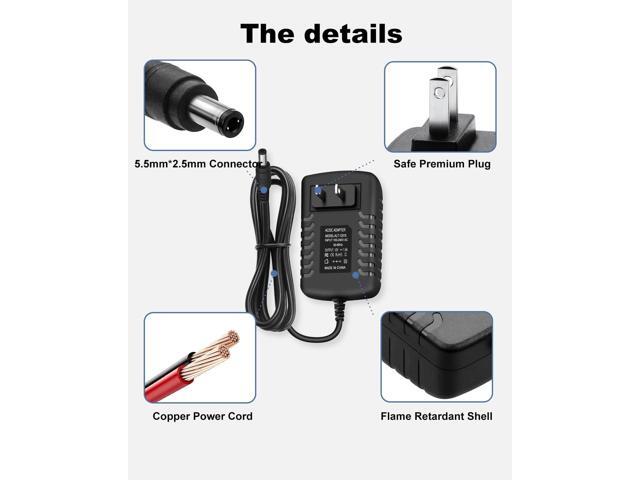 DC 12 Volt 1.5 Amp Switching Power Supply, 100-240V 50-60Hz AC to DC 12V 1.5A 18W Power Supply Adapter with 5.5mm x 2.5mm Barrel, and 10 More Sizes...