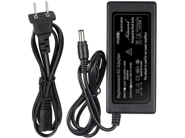 Nobsound DC 19V 4.74A 90W Power Supply Power Adapter Charger Universal 100-240V 50/60Hz AC Input for Amplifier Laptop DAC