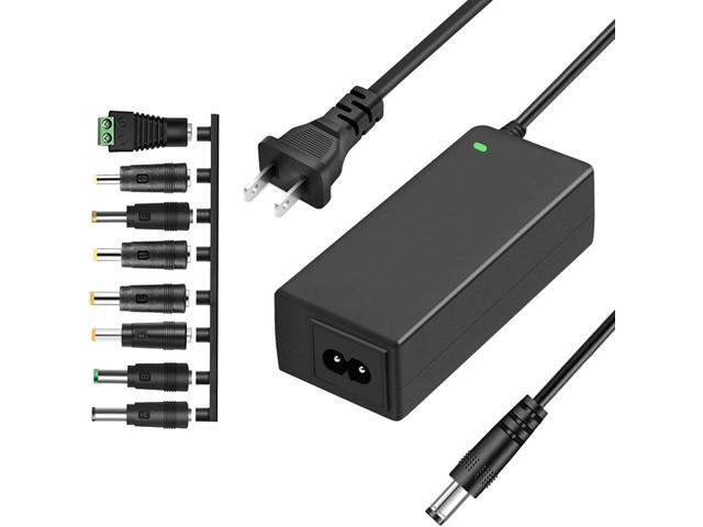 TKDY 24V 2.5A Power Supply Cord, Output 24Vdc 2.5A AC DC Power Adapter Compatible with 24Volts 2500mA 2A 2000mA 1.5A 1500mA 1A 1000mA Electronic...