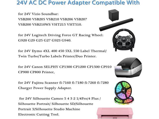 TKDY 24V 2.5A Power Supply Cord AC 100-240V to Output 24Volt DC Power Adapter, Compatible with 24Vdc 2A 1.5A 0.1A-2.5A Led Strip Lights LCD Monirot...
