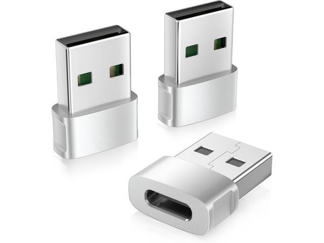 Basesailor for iPhone 17 Air 16 Pro Max Car Charger Adapter 3Pack,USB Male to USB Type C Female Cable Converter for New Apple 16e 15 14 Plus,iWatch...