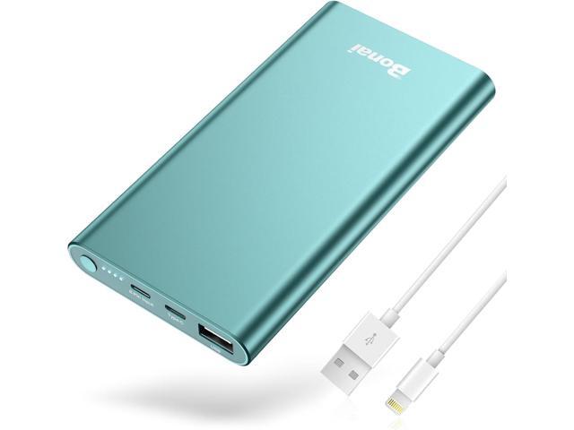 BONAI Portable Charger 12,000mAh 5V/3A Fast Charging Power Bank, Dural Input & Output Ports (USB-C in & Out) Portable Phone Charger for iPhone...