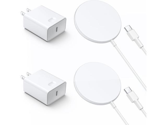 Magnetic Wireless Charger for iPhone 16 15 Wireless Charger with 20W PD USB C Charger, 2 Pack Compatible with Magsafe Charger for iPhone 16/16...