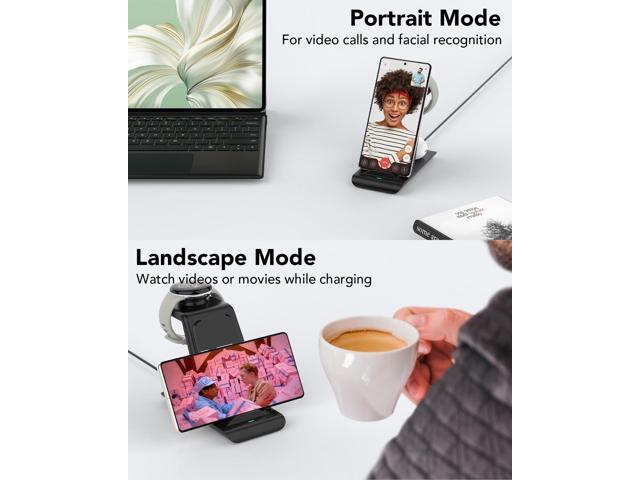 HATALKIN Upgraded Pixel Watch 3/2 Charger,3 in 1 Pixel Charging Station for Google Pixel 9/8/7/XL,Pixel Buds Pro/2,Wireless Charger Stand for...