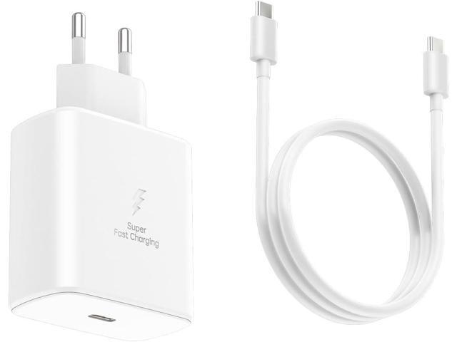 45W Europe Super Fast Charger European Travel Plug Adapter for Samsung Galaxy S25 S24 S23 S22 S21 Ultra Plus iPhone MacBook iPad EU International...