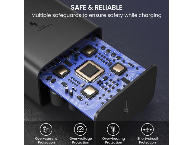 45W Super Fast Charger Type C, S24 S23 S22 USB-C Charger PD/PPS Wall Charging Block for Samsung Galaxy S23 Ultra/S24+/S23+/S22...