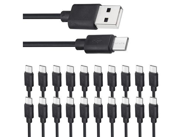 Smays USB C Cable Bulk 20-Pack, Type C Charger Cord 3.3ft Multipack