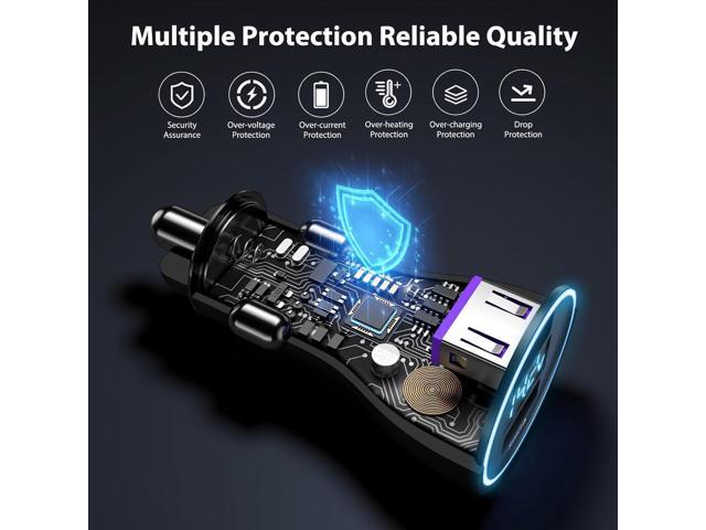 Car Charger for SuperVOOC 100W 80W for OnePlus 13 13R 12R 12 11 10t 10 Pro, 65W Warp Charger for OnePlus Nord N30 N100 Open Pad 9 Pro 8 7T 6T 6 LED...