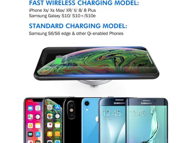 i. VALUX Invisible Desk Phone Charger,15W Fast Wireless Charging Pad,Hidden Qi-Certified Quick Charge Cordless Desktop Charging mat Compatible with...