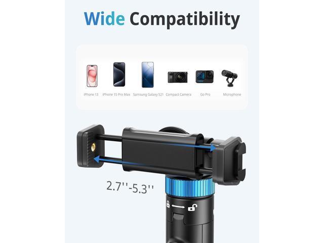 UBeesize 72' Phone Tripod - Tripod for iPhone & Selfie Stick with Phone Holder & Remote - Upgraded, Stable & Portable Stand for iPhone 16/15/14,...