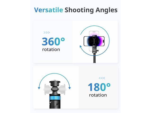 UBeesize 72' Phone Tripod - Tripod for iPhone & Selfie Stick with Phone Holder & Remote - Upgraded, Stable & Portable Stand for iPhone 16/15/14,...