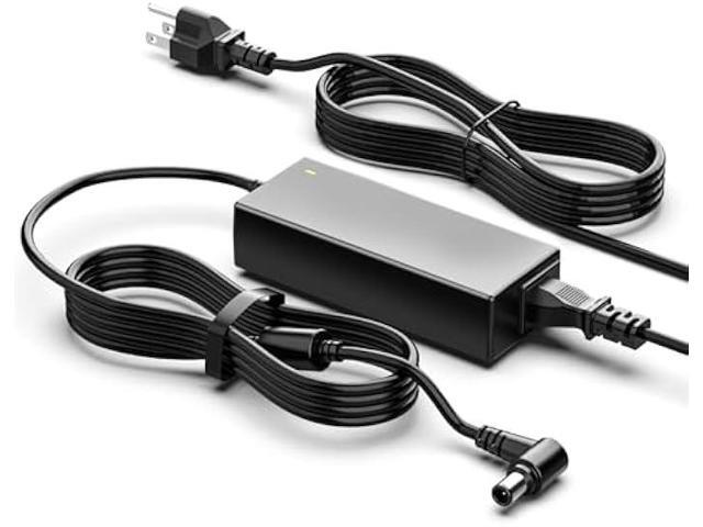 19.5V Power Cord Compatible with Sony Bravia TV, Bravia TV 24 32 40 42 48 KDL-40W600B, KDL-48W600B, KDL-48650D, KDL-48R510C, KDL-55W650D,...