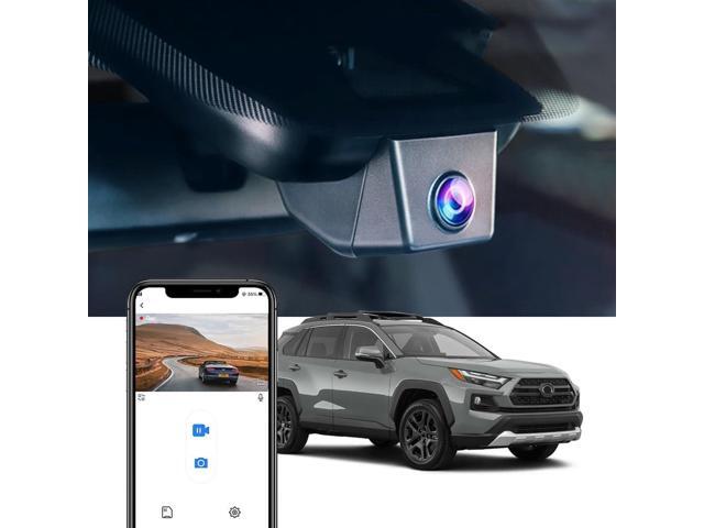 Fitcamx 4K Dash Cam Suitable for Toyota RAV4 2022-2025 (Model B/with Vent Hole on Cover), OEM Factory Look, UHD 2160P Video, Built-in WiFi & APP,...