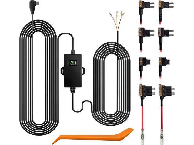 WOLFBOX USB C Acc Hardwire Kit for G850PRO/G840S/G900/G850/G930/G840H/i07/i17/X5/X3, Hard Wire Car Charger Cable Kit 12V- 24V to 5V for Dash...