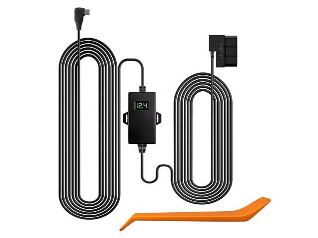 WOLFBOX USB C Hardwire Kit OBD, Hard Wire Car Charger Cable Kit 12V-24V to 5V, Avoid Dash Cam Battery Drain, Suitable for...