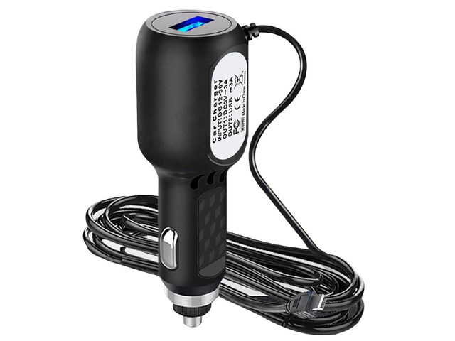 Dash Cam Charger Cable GPS Navigator Power Cord for Dash Cam GPS MP3 Player GPS Navigator Charging for 12V Car and 24V Truck Car Power Adapter...