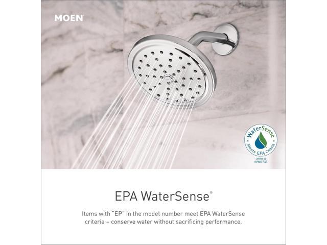 Moen Chrome Eco-Performance Handheld Shower with 24-Inch Slide Bar and 59-Inch Hose, 3868EP