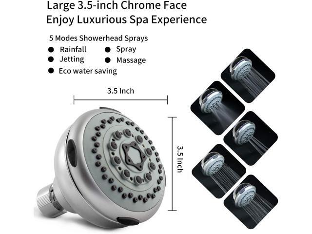miniwell Shower Filter 720-Plus with replaceable cartridges, shower head filter with Double Filters, remove 99% chlorine (Shower Filter w/Head)