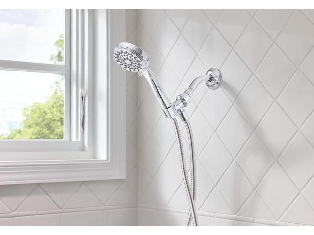 Moen Ignite Chrome Hand Held Shower Head Package With 2.5 GPM High Pressure Spray, 20091