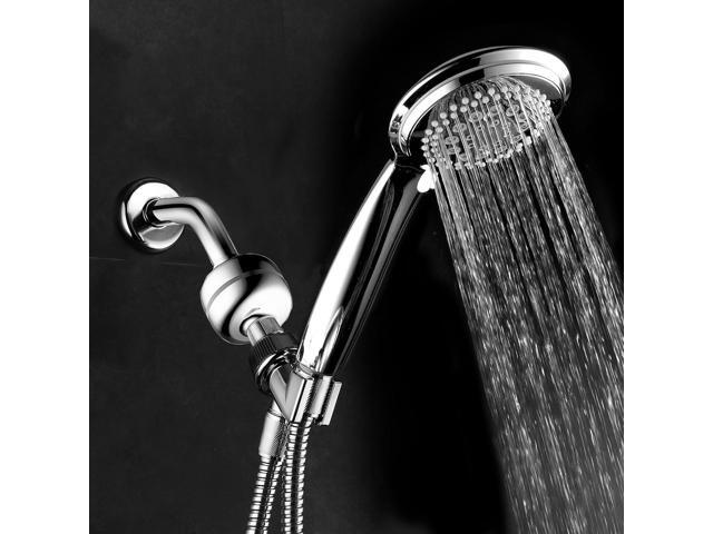 Advanced High Intensity Super Compact Universal Shower Filter with Replaceable Enriched KDF Shower Filter Cartridge by Hotel Spa AquaCare. Use with...