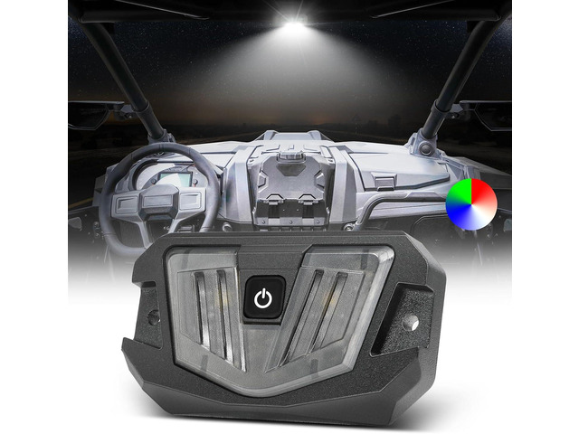 V-Pro LED UTV Dome Light with Switch RGBW 12V Truck Bed Lights UTV ATV 100% Aluminum, IP68 Waterproof, Universal for UTV Polaris RZR Ranger...