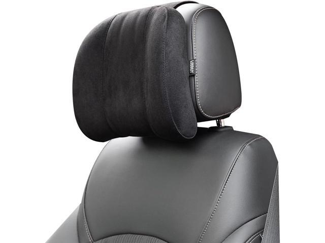 Forbell Premium Memory Foam Car Neck Pillow with Washable Cover - Provides Comfortable Neck Support for Driving and Travel 1pc (Black)