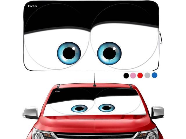 Gven- The Original Patented Car Eyes Windshield Sun Shade 2025 Windshield Cover Automotive Interior Sun Protection Front Windshield Sun Visor...