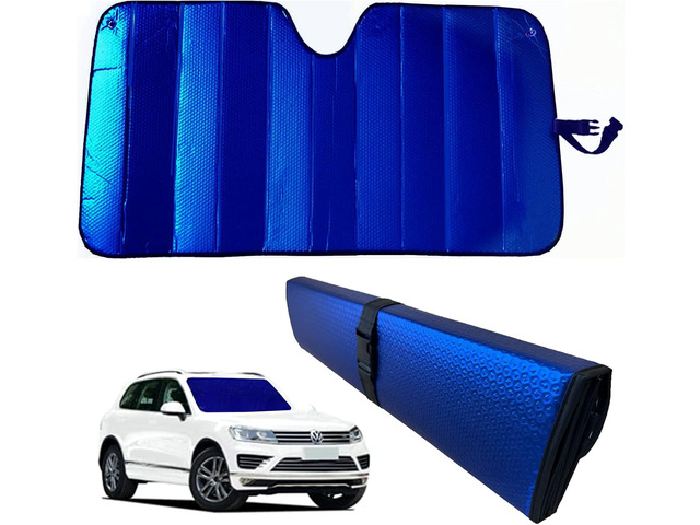 Windshield Sunshade-Thicken 5-Layer Bubble Block Heat and Sun UV Rays,Front Windshield Sun Shade,Sun Visor for Car- Keeps Your Vehicle Cool - 58 x...