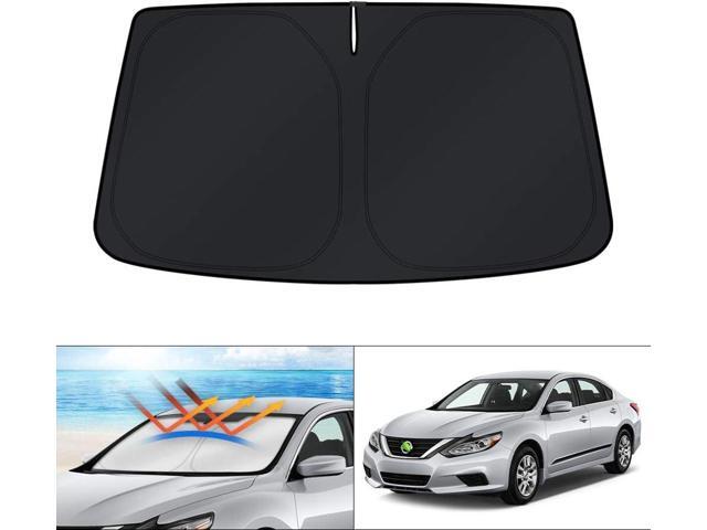 KUST Windshield Sun Shade for 2013-2016 2017 2018 Nissan Altima Sedan Custom Fit Sunshade Accessories Foldable Sun Visor Protector Block UV Rays