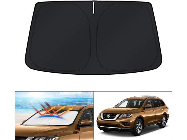 KUST Windshield Sun Shade for 2013-2020 Nissan Pathfinder Accessories Sunshade Window Sun Protector Foldable Block UV Rays Keep Car Cooler